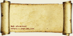 Isidora Bilkić vizit kartica